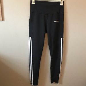 Adidas Three Stripe Legging with Pocket
